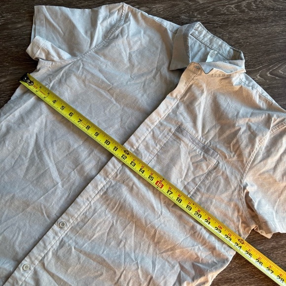 Lululemon Summer Fridays Button down textured short sleeve shirt. Men’s XXL - Picture 6 of 16